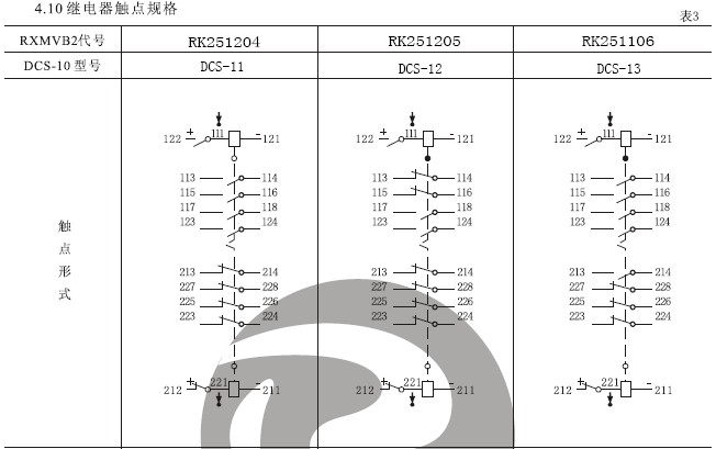 DCS-12雙位置繼電器結構，外形尺寸及安裝開孔圖。