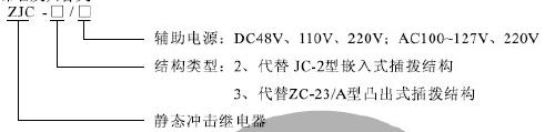 ZJC-2、ZJC-3型號分類(lèi)及工作原理