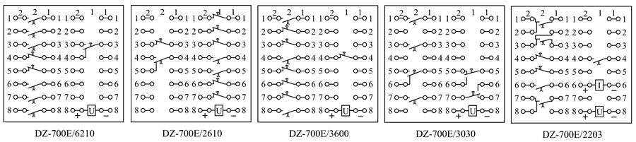 DZ-700E/2610內部接線圖