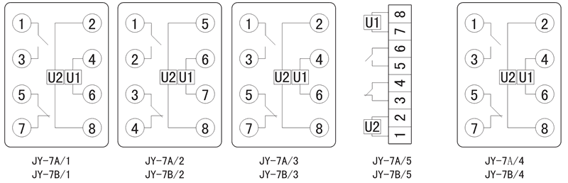 JY-7B/1內部接線圖