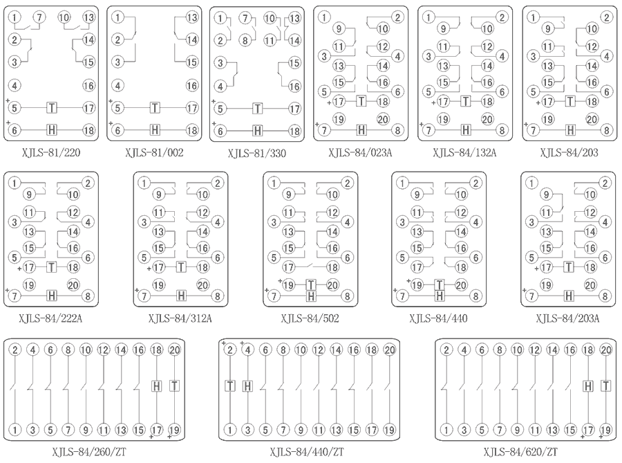 XJLS-260/ZT內部接線圖